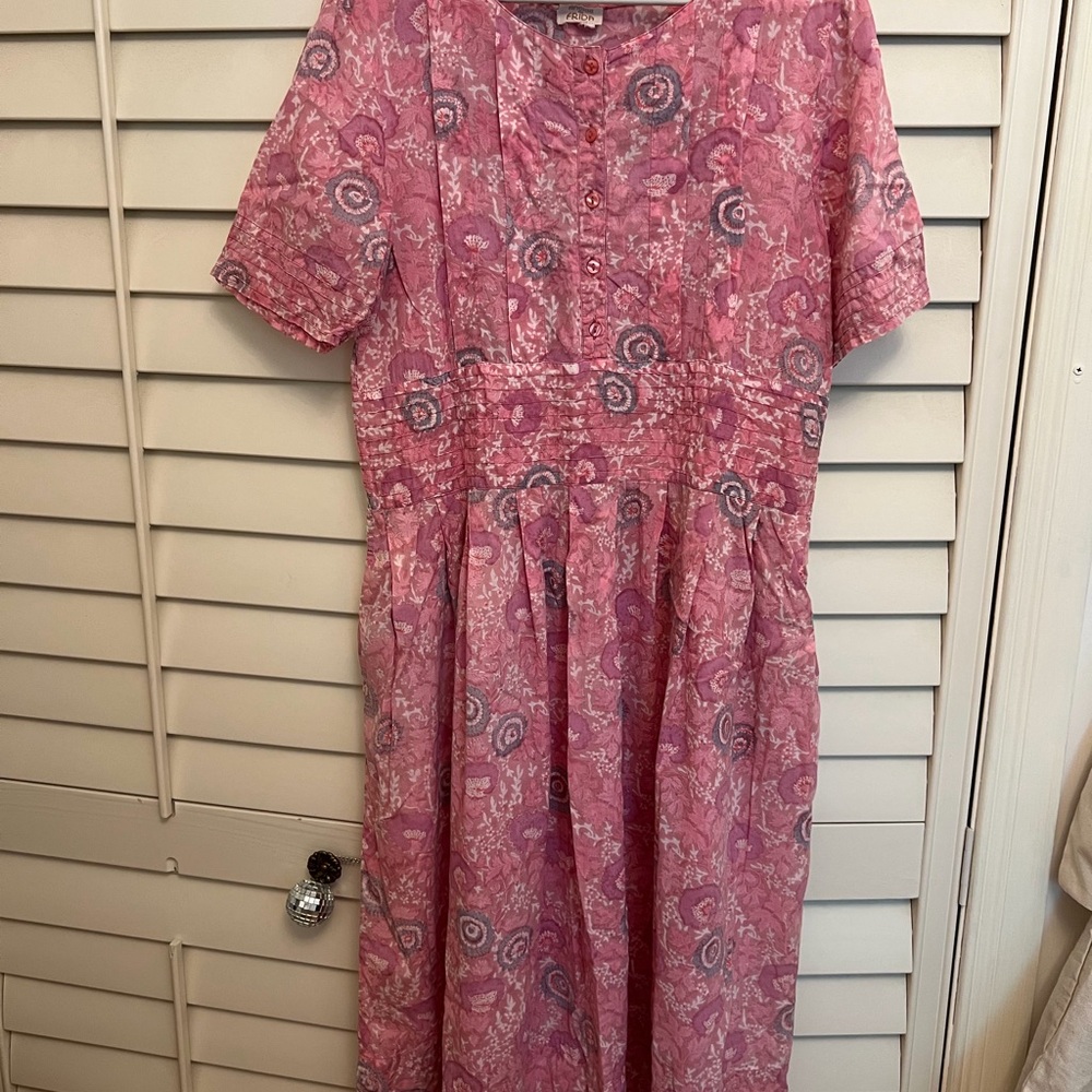 Anokhi cottagecore dress